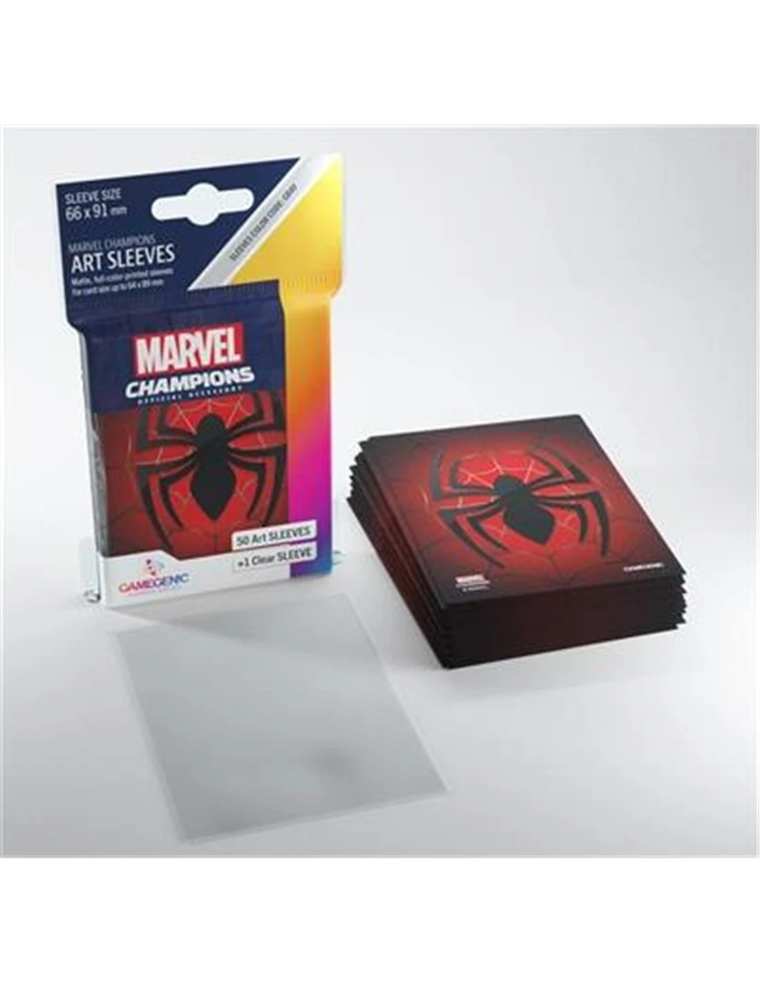 Gamegenic SLEEVES Marvel Champions - Spider-Man 66mm X 91mm (50 Stuks) 3 Gamegenic SLEEVES Marvel Champions - Spider-Man 66mm X 91mm (50 Stuks)