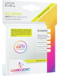 Gamegenic SLEEVES Matte Big Square Sleeves 82x82 Mm