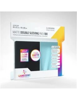 Gamegenic SLEEVES Matte Double Sleeving Pack - 66mm X 91mm (100)