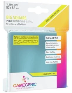 Gamegenic SLEEVES PRIME Big Square Sleeves 82x82 Mm