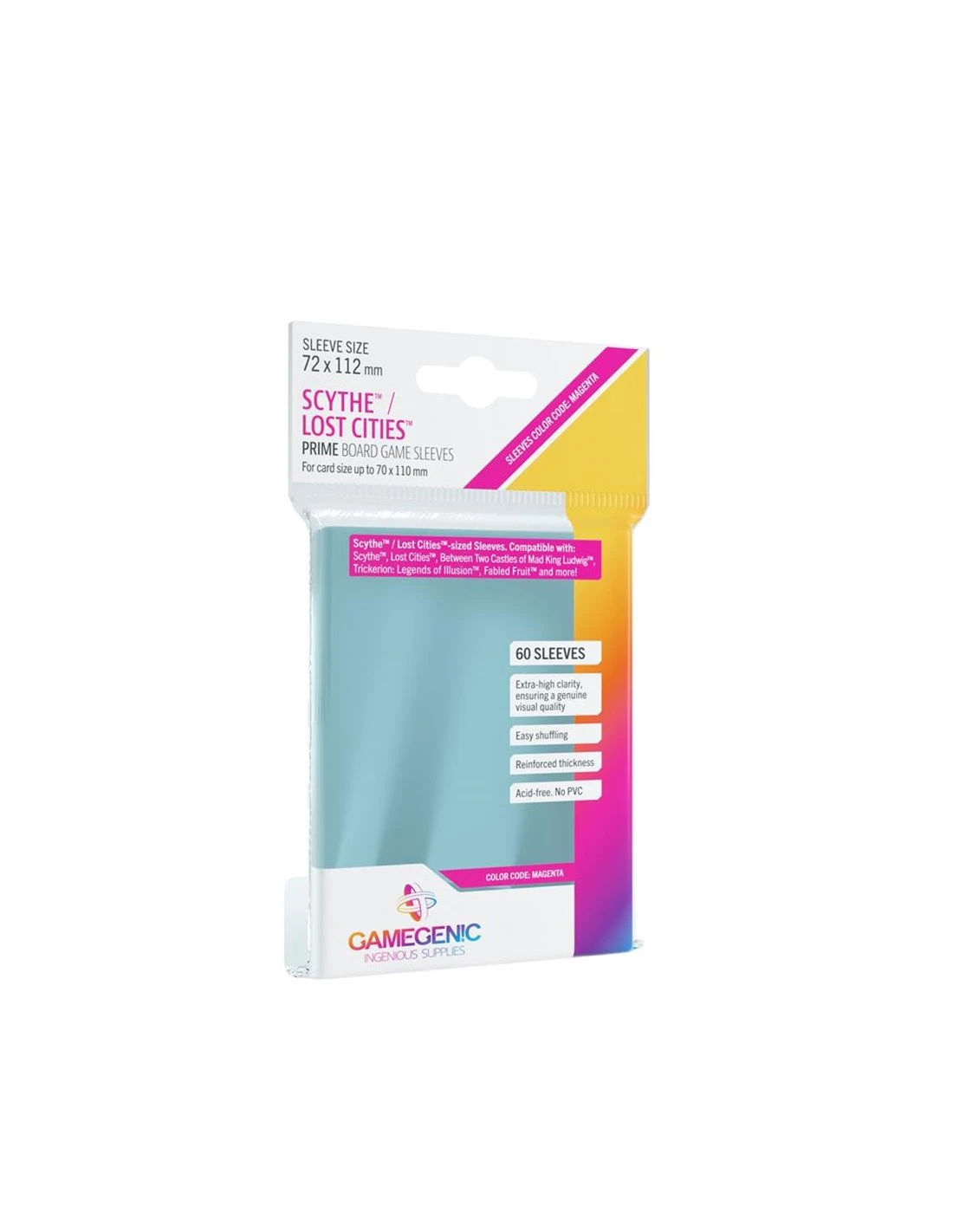 Gamegenic SLEEVES Prime Board Game - Magenta 3 Gamegenic SLEEVES Prime Board Game - Magenta