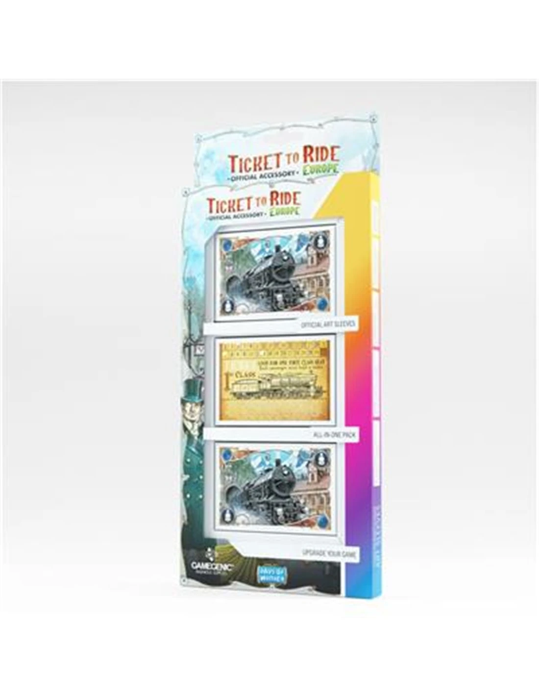 Gamegenic SLEEVES Ticket To Ride EU Art Sleeves 3 Gamegenic SLEEVES Ticket To Ride EU Art Sleeves