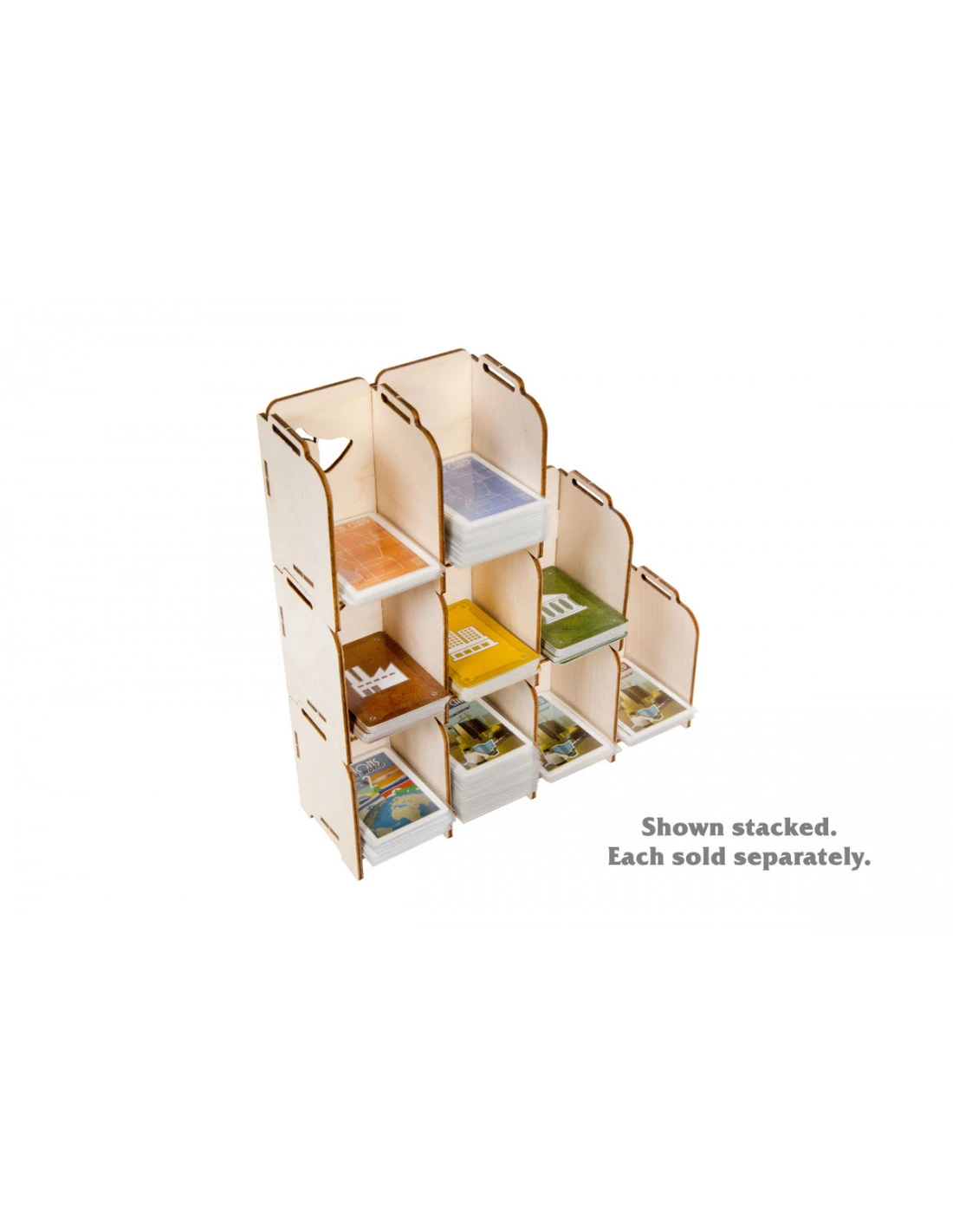 Stacking Tabletop Card Holder - Mini 2 Tray 4 Stacking Tabletop Card Holder - Mini 2 Tray - Afbeelding 2