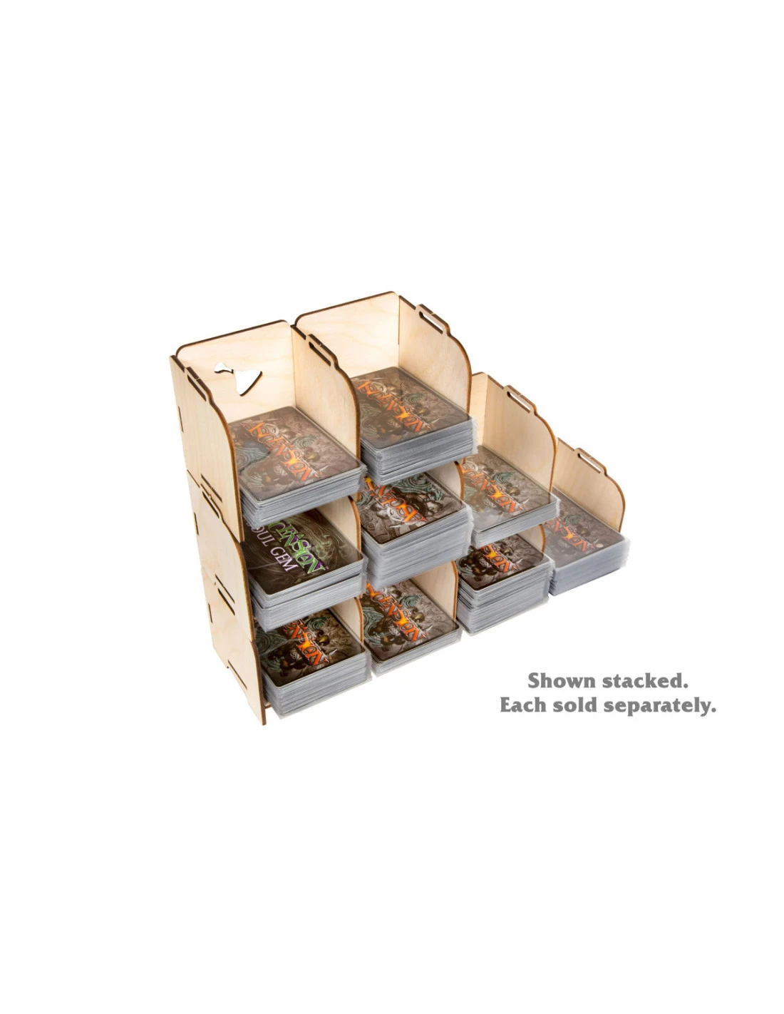 Stacking Tabletop Card Holder - Standard 2 Tray 4 Stacking Tabletop Card Holder - Standard 2 Tray - Afbeelding 2