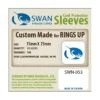 Swan: 75mm X 75mm: Sleeves (150 Stuks) -Spel Winkel swan 75mm x 75mm sleeves 150 stuks