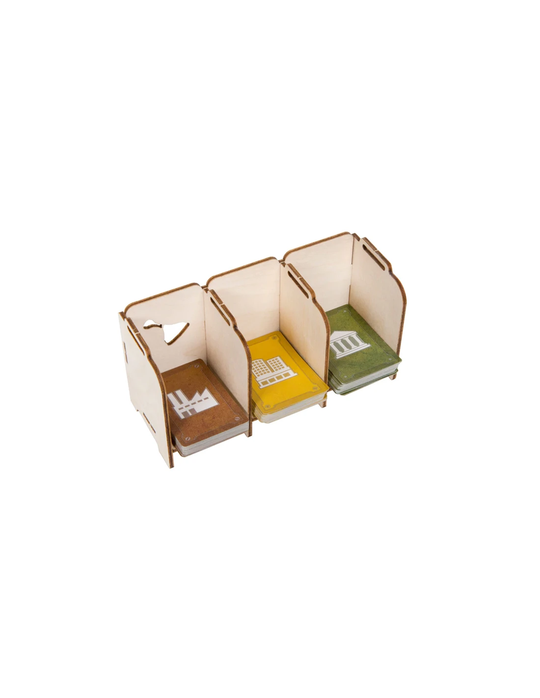 Broken Token: Stacking Tabletop Card Holder - Mini 3 Tray 3 Broken Token: Stacking Tabletop Card Holder - Mini 3 Tray