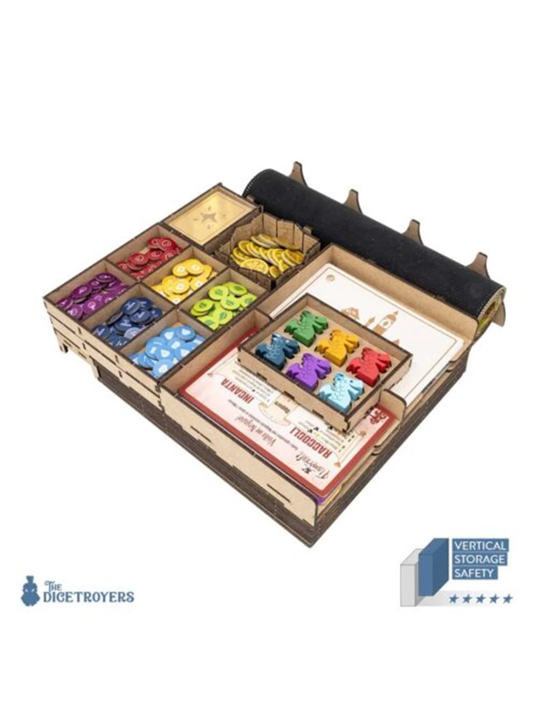 The Dicetroyers Organizer: Flamecraft - Organizer + Player Boards Set 3 The Dicetroyers Organizer: Flamecraft - Organizer + Player Boards Set