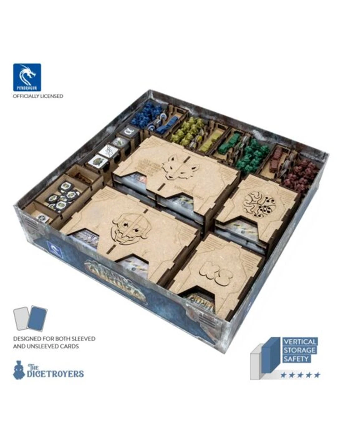 The Dicetroyers Organizer: Last Aurora (Base Game Or With Project Athena Frozen Steel Exp) 4 The Dicetroyers Organizer: Last Aurora (Base Game Or With Project Athena Frozen Steel Exp) - Afbeelding 2