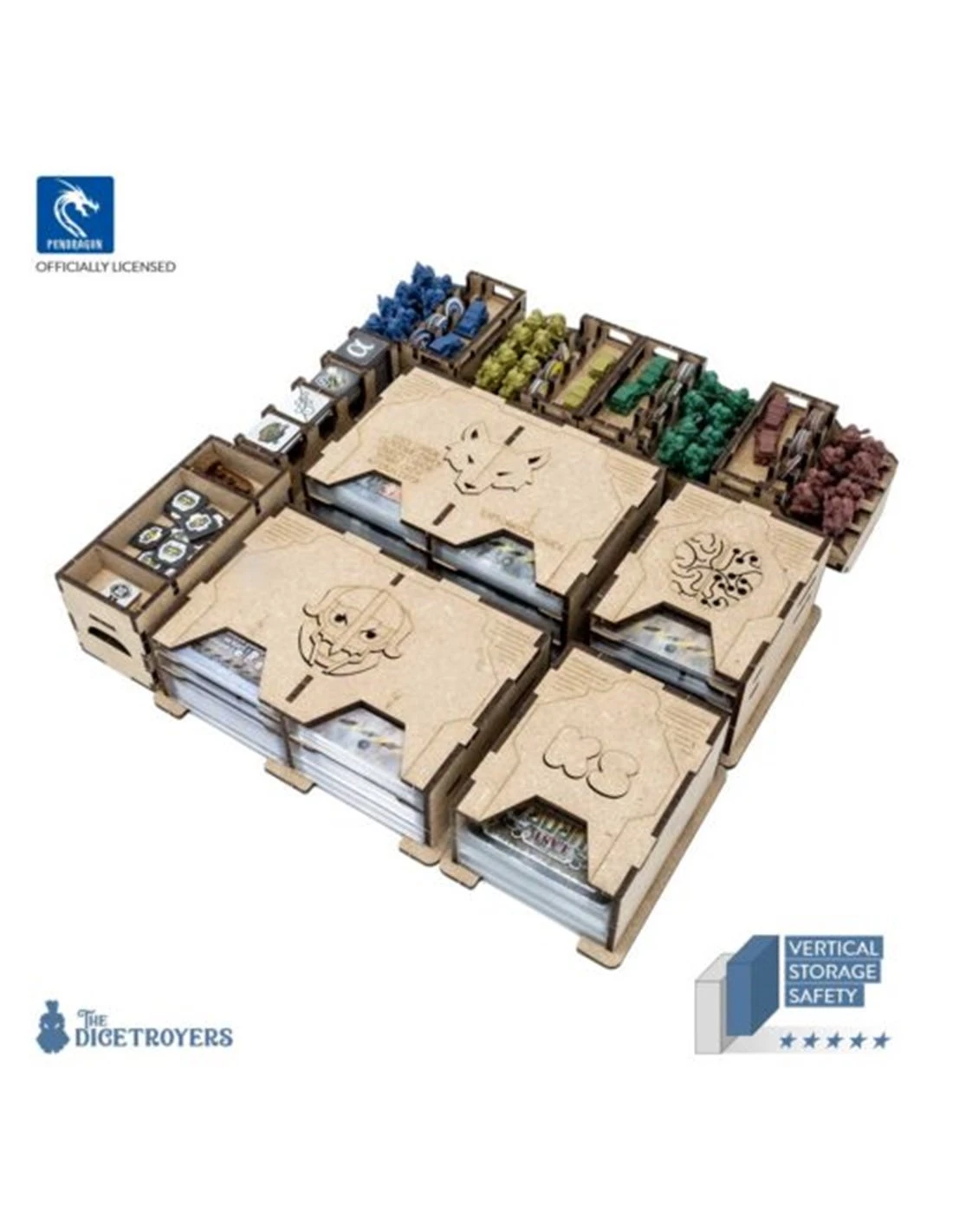 The Dicetroyers Organizer: Last Aurora (Base Game Or With Project Athena Frozen Steel Exp) 3 The Dicetroyers Organizer: Last Aurora (Base Game Or With Project Athena Frozen Steel Exp)