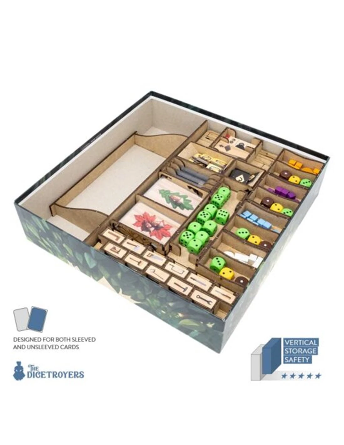 The Dicetroyers Organizer: Woodcraft 4 The Dicetroyers Organizer: Woodcraft - Afbeelding 2