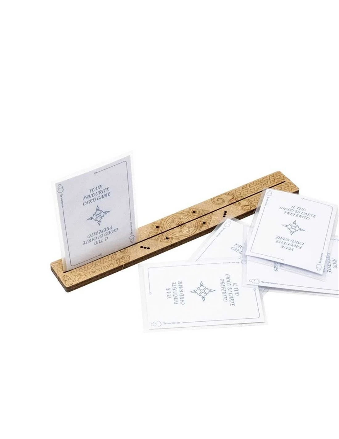 THE DICETROYERS: Pick And Play Card Holder – Single Row (Cherry) 3 THE DICETROYERS: Pick And Play Card Holder – Single Row (Cherry)